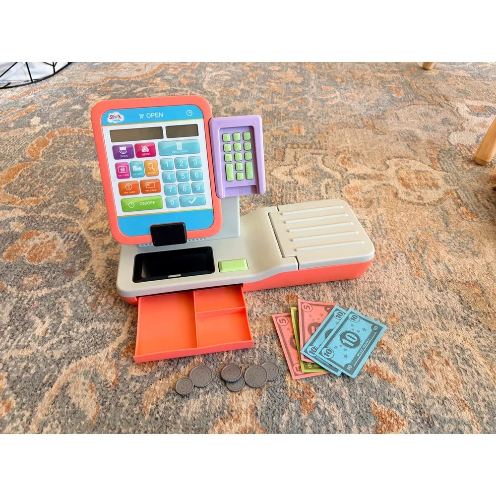 Spark Create Imagine check-out Station Play Toy Cash Register
